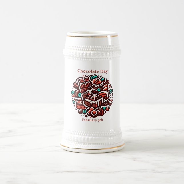 Feb 9th - Chocolate Day Beer Stein (Center)