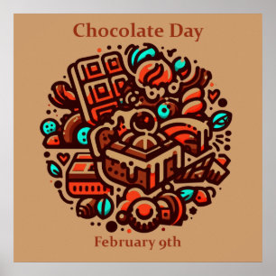 Feb 9th - Chocolate Day Poster