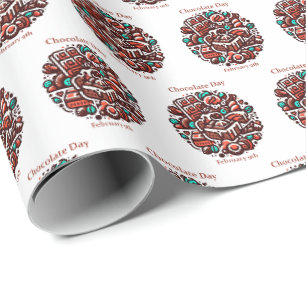 Feb 9th - Chocolate Day Wrapping Paper