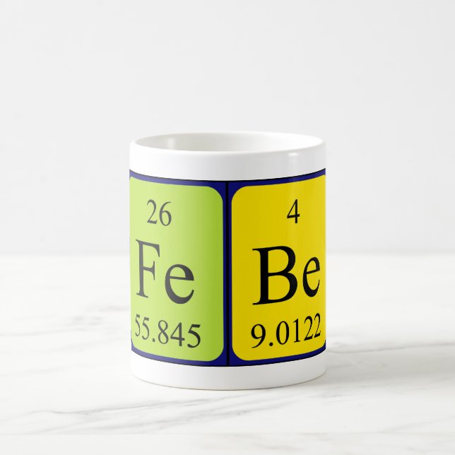 Febe periodic table name mug (Center)