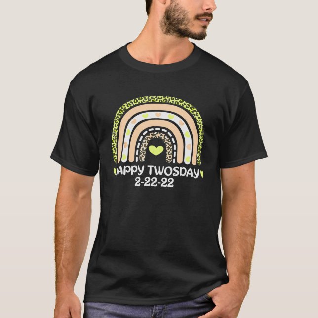 February 2, 22 22-22-22 Rainbow T-Shirt (Front)