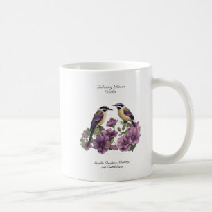 February Birth Month Flower Personalized Birthday Coffee Mug