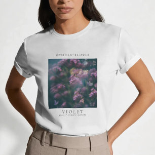 February Birth Month Flower T-Shirt