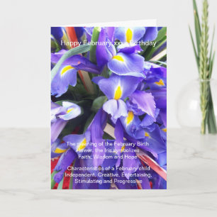 February Birthday Card