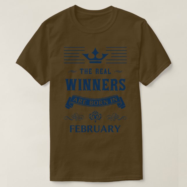 February birthday T-Shirt (Design Front)