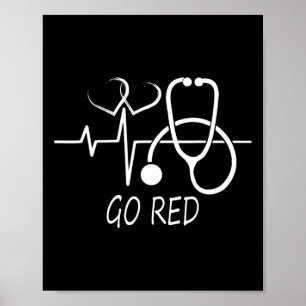February Heart Health Month American Heart Health Poster