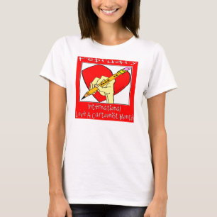 February:International Love A Cartoonist T-shirt
