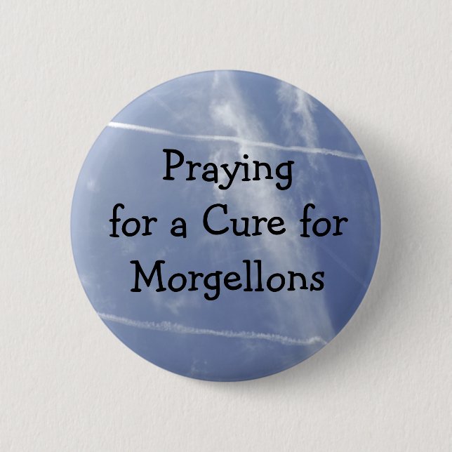 February is Morgellons Awareness Month 2 Inch Round Button (Front)