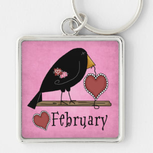 February Keychain