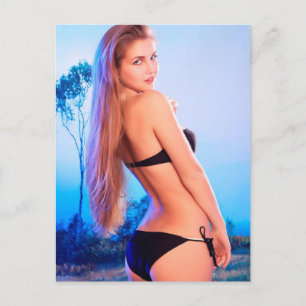 February Model of the Month Postcard