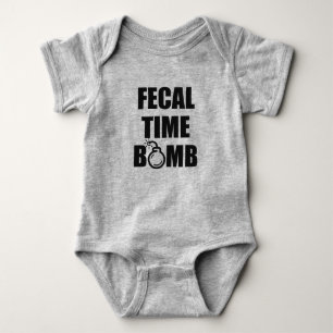 FECAL TIME BOMB BABY BODYSUIT