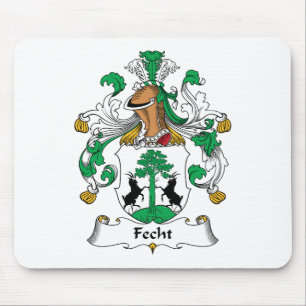 Fecht Family Crest Mouse Pad