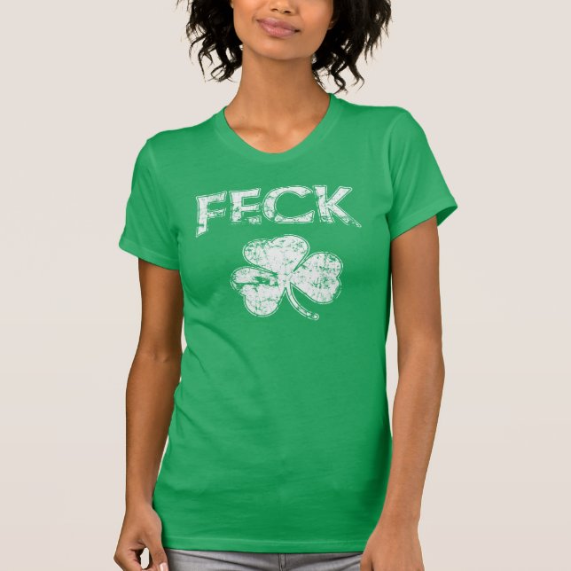 Feck Irish Shamrock T-Shirt (Front)