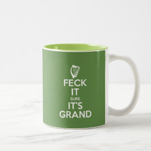 Feck It - Harp Two-Tone Coffee Mug