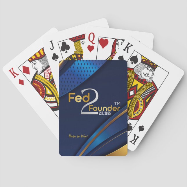 Fed2Founder Playing Cards (Back)