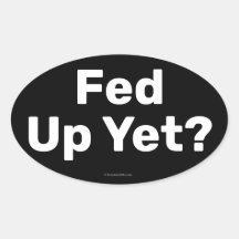 Fed Up Sticker