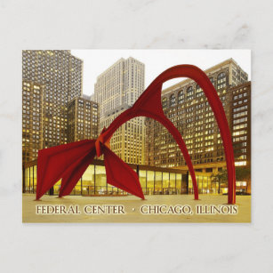 Federal Centre Plaza, Chicago, Illinois Postcard