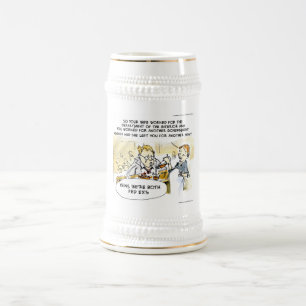 Federal Ex Spouse Funny Beer Stein
