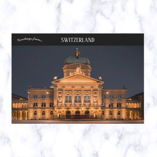 Federal Palace Bern Switzerland Postcard