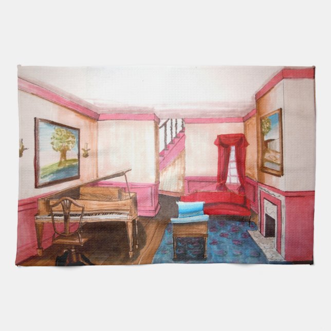 Federal Style Salon Home American MoJo Kitchen Tow Kitchen Towel (Horizontal)