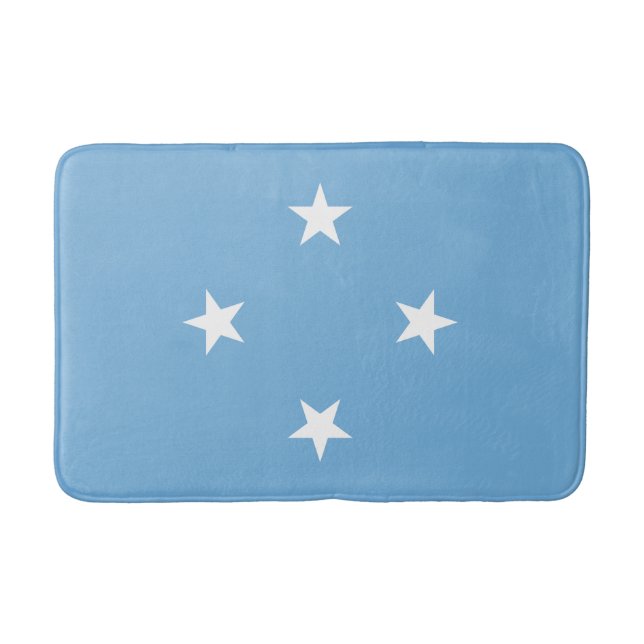 Federated States of Micronesia Flag Bath Mat (Front)