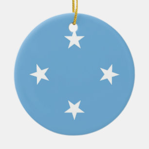 Federated States of Micronesia flag Ceramic Ornament