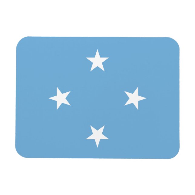 Federated States of Micronesia Flag Magnet (Horizontal)