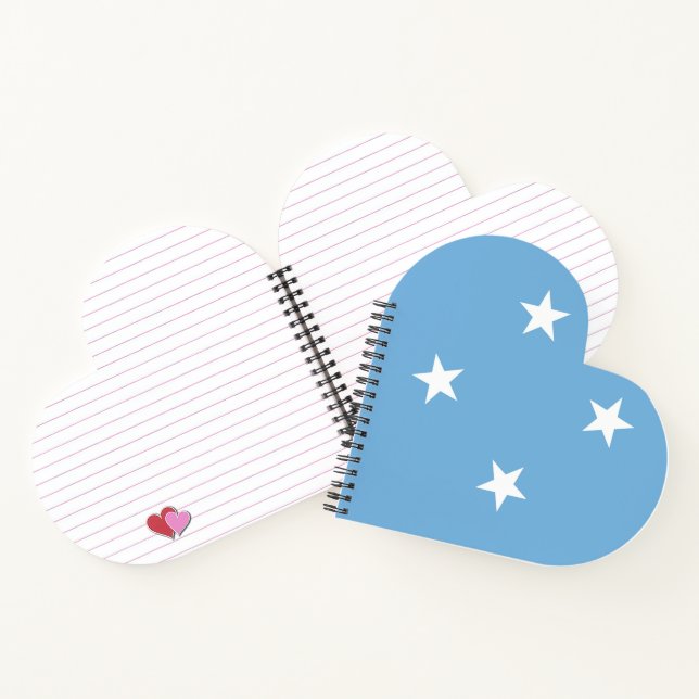 Federated States of Micronesia flag Notebook (Inside)
