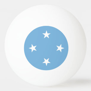Federated States of Micronesia flag Ping Pong Ball