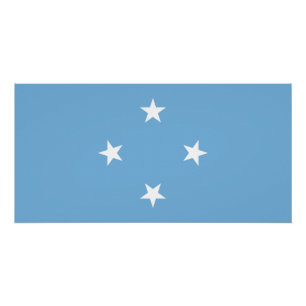 Federated States of Micronesia Flag Poster