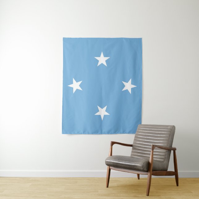 Federated States of Micronesia flag Tapestry (In Situ)