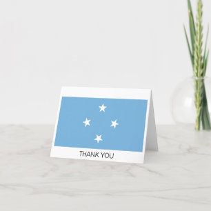 Federated States of Micronesia Flag Thank You Card