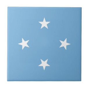 Federated States of Micronesia flag Tile