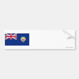 Federation of Rhodesia and Nyasaland Flag (1953-63 Bumper Sticker