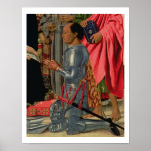 Federico da Montefeltro, detail from the Brera Alt Poster