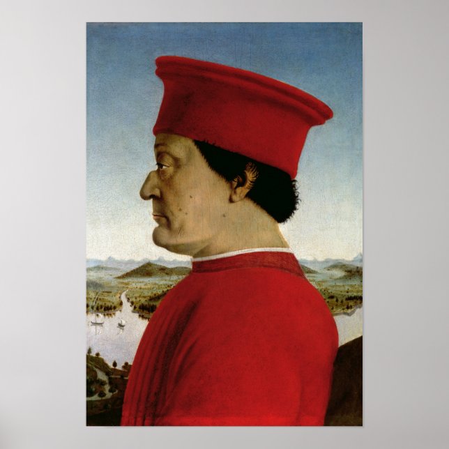 Federigo da Montefeltro Duke of Urbino, c.1465 Poster (Front)
