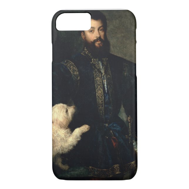 Federigo Gonzaga, Duke of Mantua, c.1525-30 (oil o Case-Mate iPhone Case (Back)