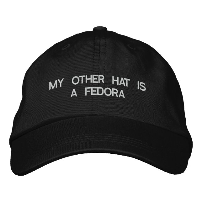 Fedora - Casquette ajustable personnalisé (Devant)