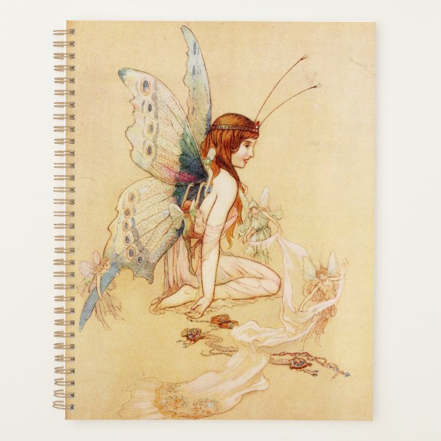 Fée à papillon vintage (Devant)