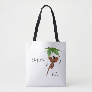Fée Cute Avec Sac fourre-tout À Ailes Brown