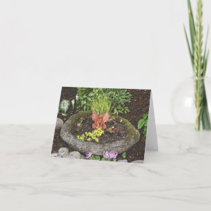 Fée dans un jardin, art de la nature