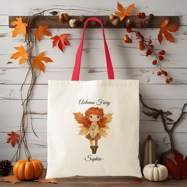 Fée d'automne minimale - Sac fourre-tout personnal (Créateur téléchargé)