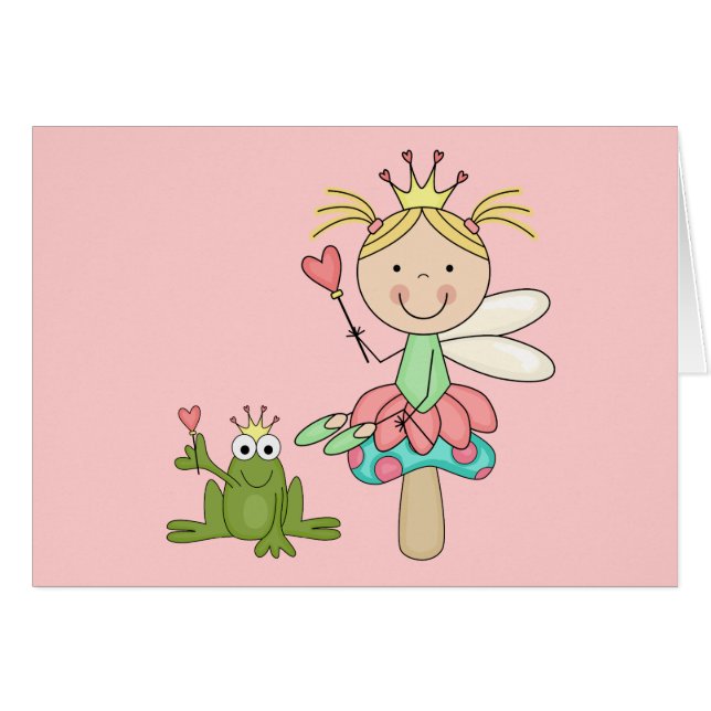 Fée de grenouille - T-shirts et cadeaux blonds (Devant horizontal)