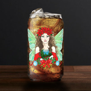 Fée de Noël Fantastique Houx Cloches Poinsettias  