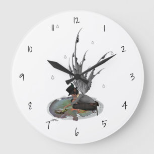Fée De Pluie Garçon Avec Horloge Murale De Grenoui