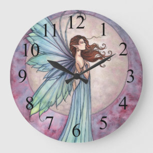 Fée de vent murmurant et horloge lunaire