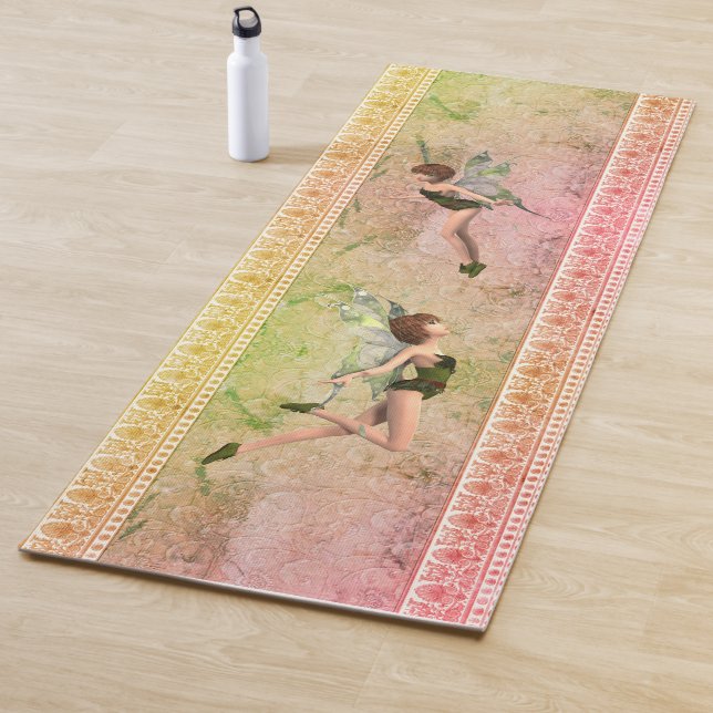 Fée de Whimsical tapis de yoga (En situation)