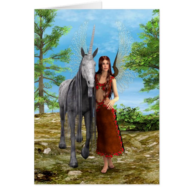 Fée et licorne (Devant)