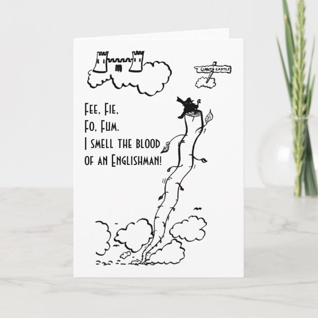 Fee, Fie, Fo, Fum! Holiday Card (Front)