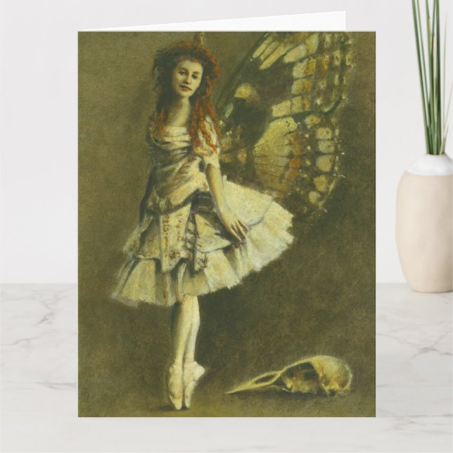 Fée gothique victorienne grande carte de voeux (Devant)